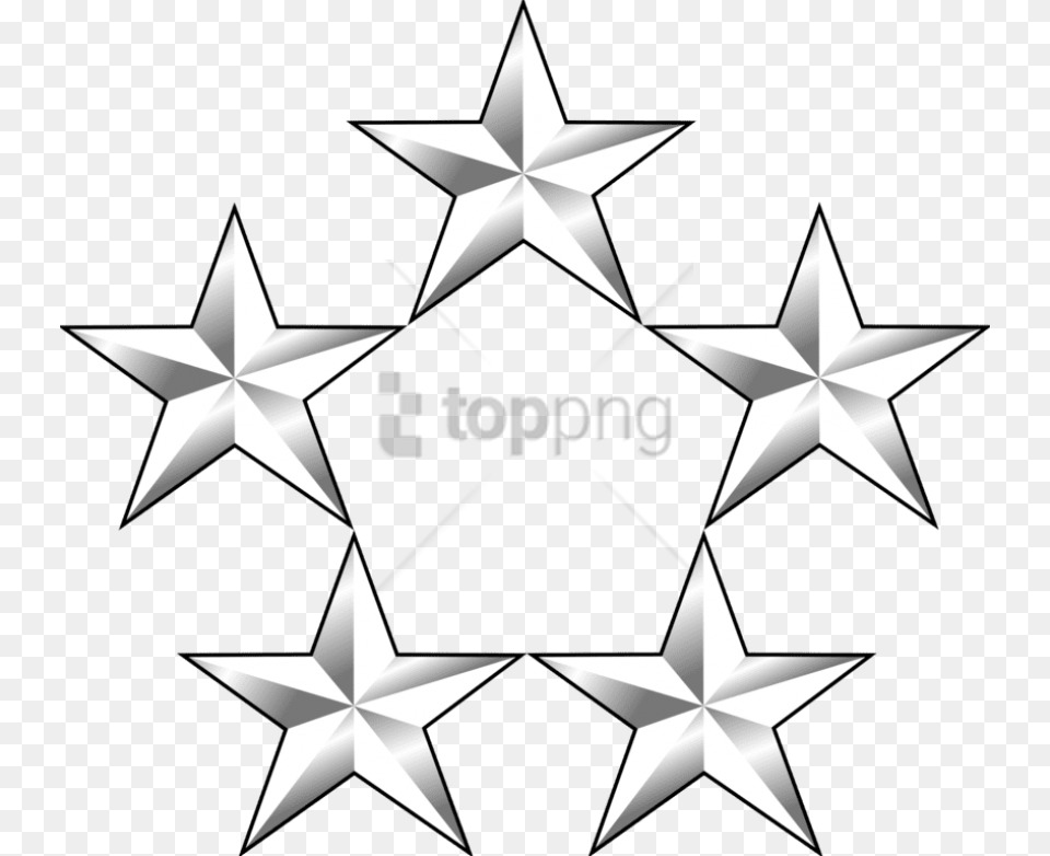 5 Gold Star Image With Transparent Santiago Bernabu Stadium, Star Symbol, Symbol Free Png Download