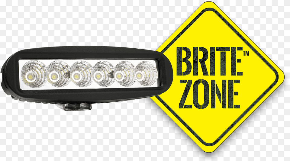 5 Led Work Light With Britezone Logo Grote Bz301 5 Britezone Slim Led Work Light, Headlight, Transportation, Vehicle, Car Free Transparent Png