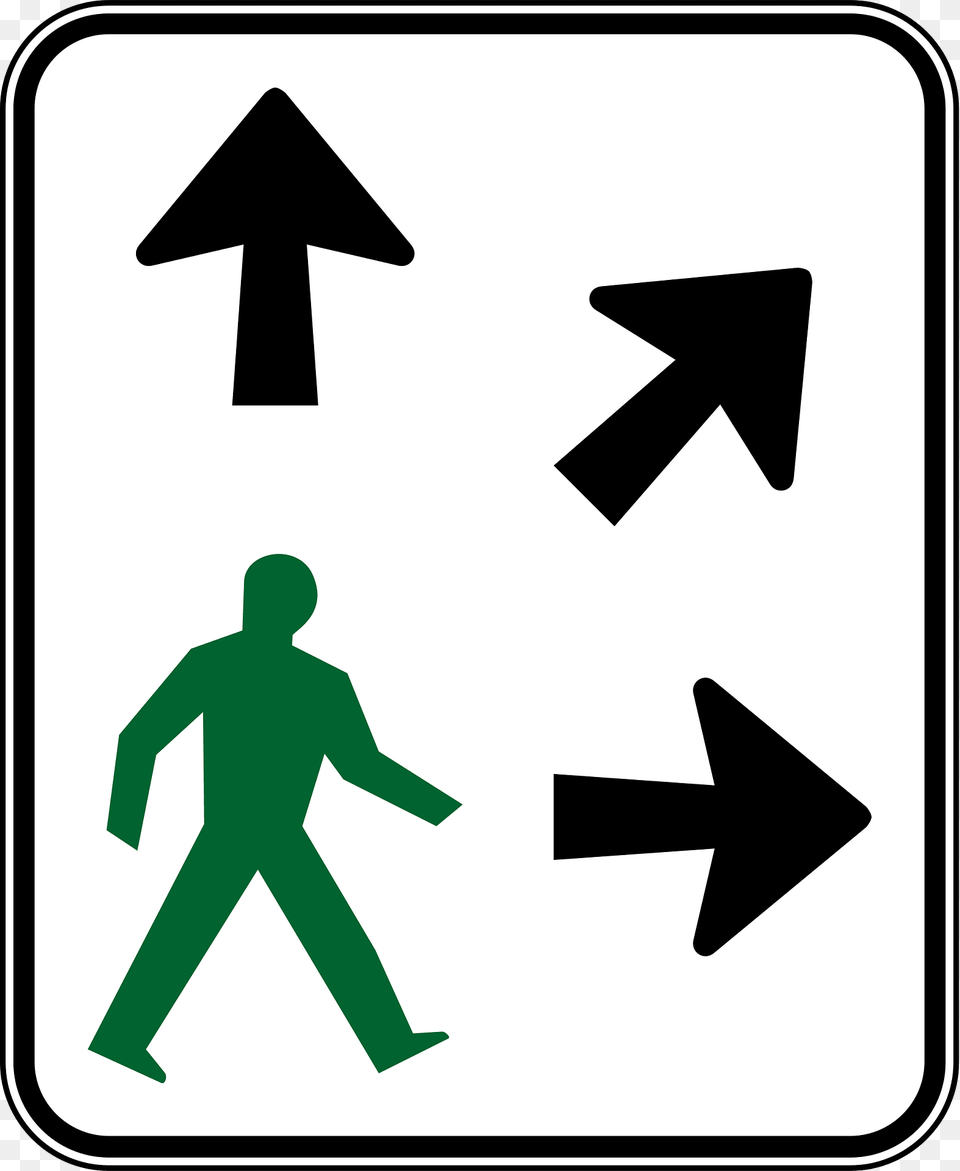 5 Pedestrians May Cross Diagonally Left Clipart, Symbol, Sign, Adult, Person Free Transparent Png