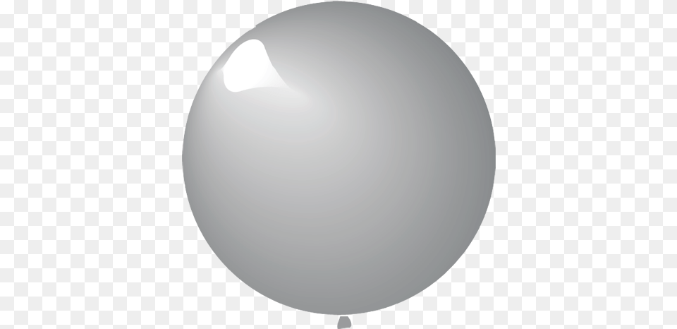 5 Round Metallic Silver 801 Latex Balloons Balloon Round Silver, Sphere, Astronomy, Moon, Nature Free Transparent Png