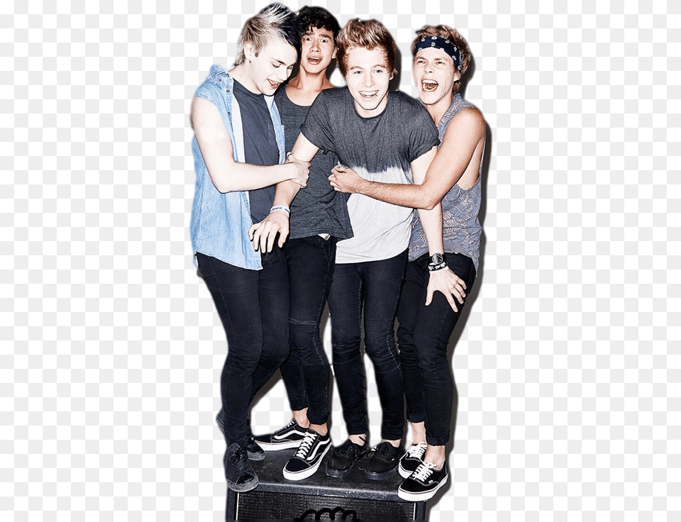 5 Seconds Of Summer Ashton Irwin Calum Hood Luke 5 Seconds Of Summer She Looks So Perfect Canciones, Clothing, Footwear, Sneaker, Shoe Free Png Download