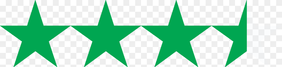 5 Star Rating Clipart Download 1 Star Google Reviews, Symbol, Green Png