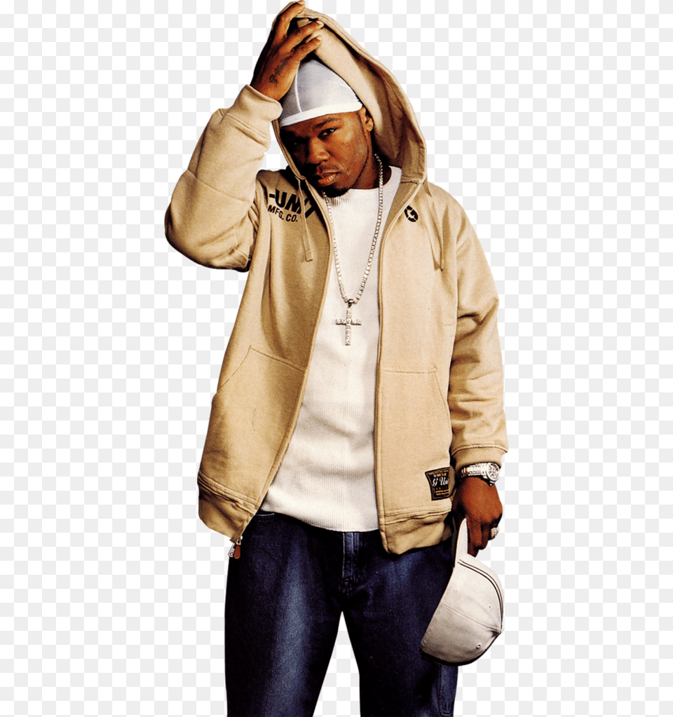50 Cent Download Transparent 50 Cent, Sweatshirt, Knitwear, Jacket, Hoodie Free Png