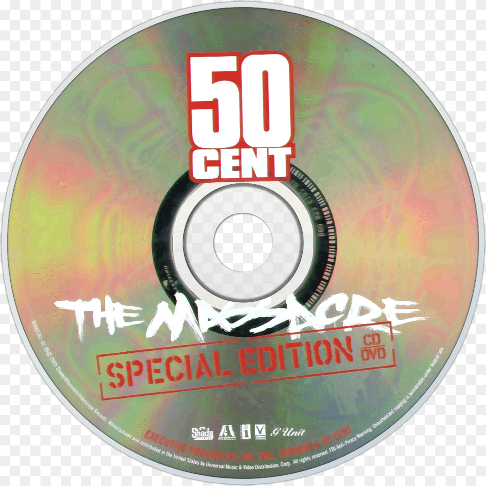 50 Cent The Massacre Special Edition Dvd, Disk Free Transparent Png