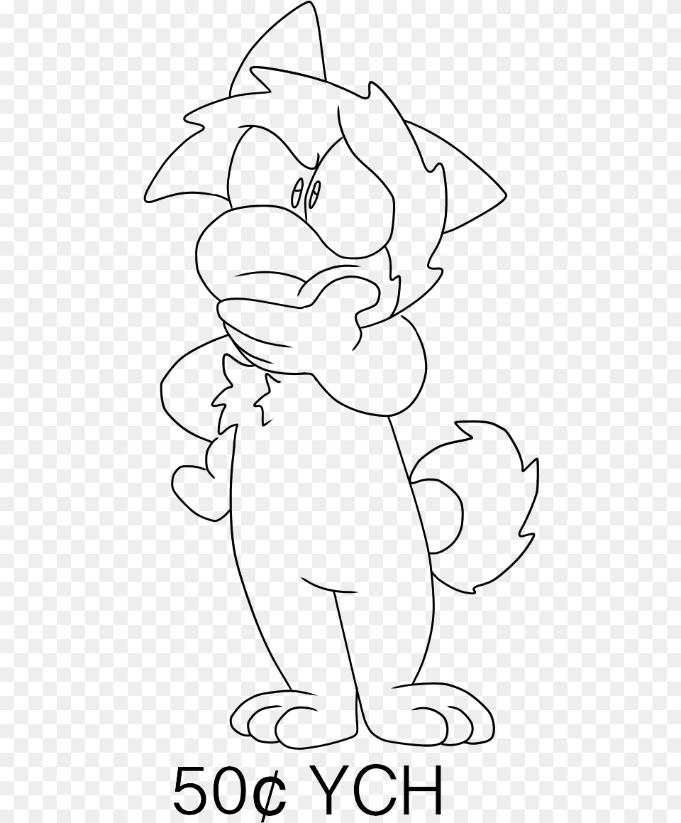 50 Cent Ych Line Art Png Image