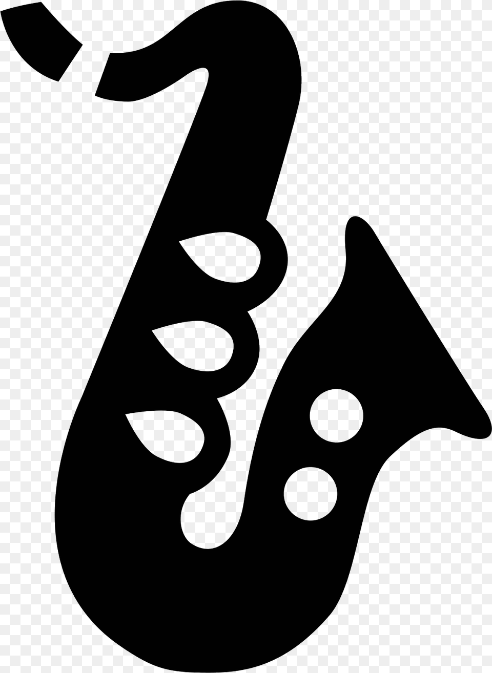 50 Px Saxophone Black Icon, Gray Free Transparent Png