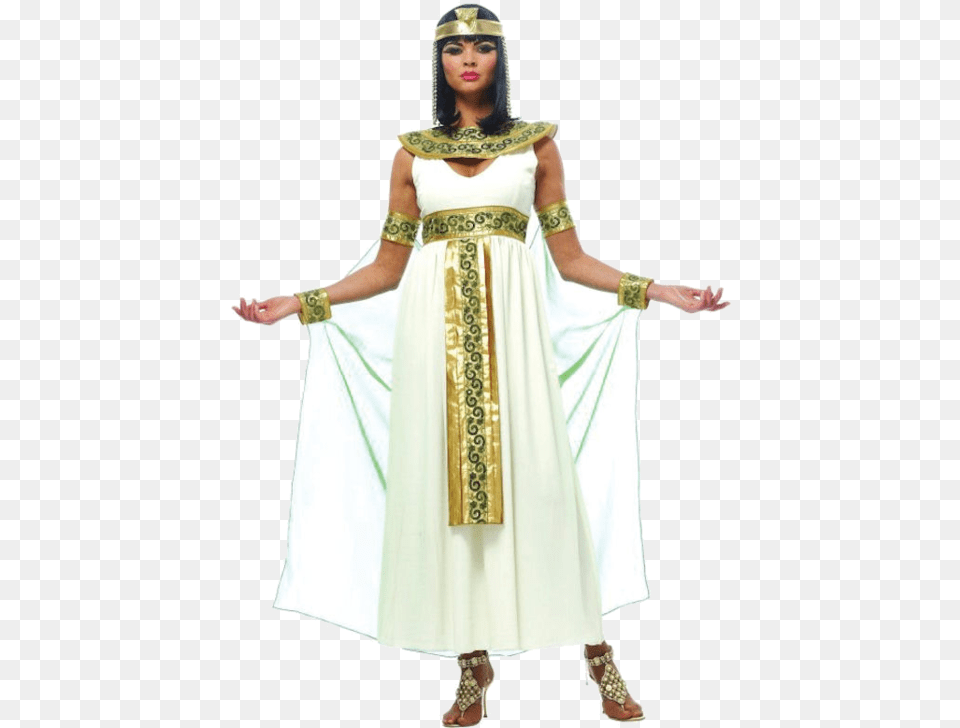 Halloween Fancy Dress Egyptian Egyptian Queen Halloween Costume, Fashion, Clothing, Person, Female Png Image