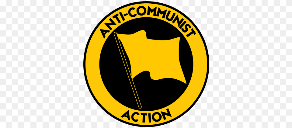 500x500 Anti Communist Action Anti Communist Action Flag, Logo, Symbol, Badge, Batman Logo Free Png Download