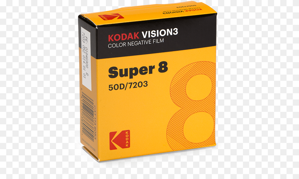 50d Color Negative Film Kodak Super 8 Film, Box, Cardboard, Carton Png