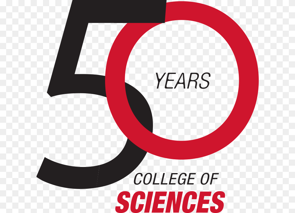 50th Anniversary College Of Sciences Logo Science, Symbol, Text, Number Png