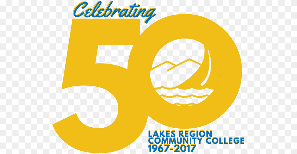 50th Anniversary Lakes Region Community College, Logo, Text, Symbol, Face Free Transparent Png