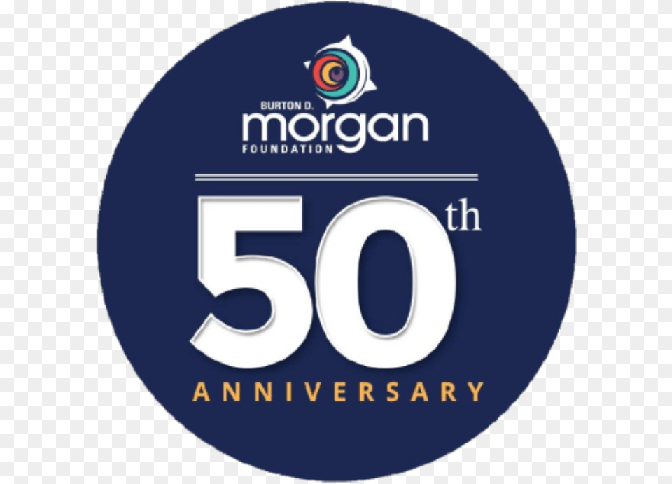 50th Anniversary Morgan Circle, Logo, Disk, Symbol, Number Png Image