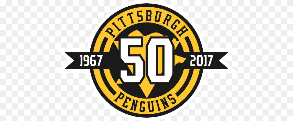 50th Anniversary Pittsburgh Penguins Logo Pittsburgh Penguins 50 Years, Symbol, Dynamite, Weapon Png