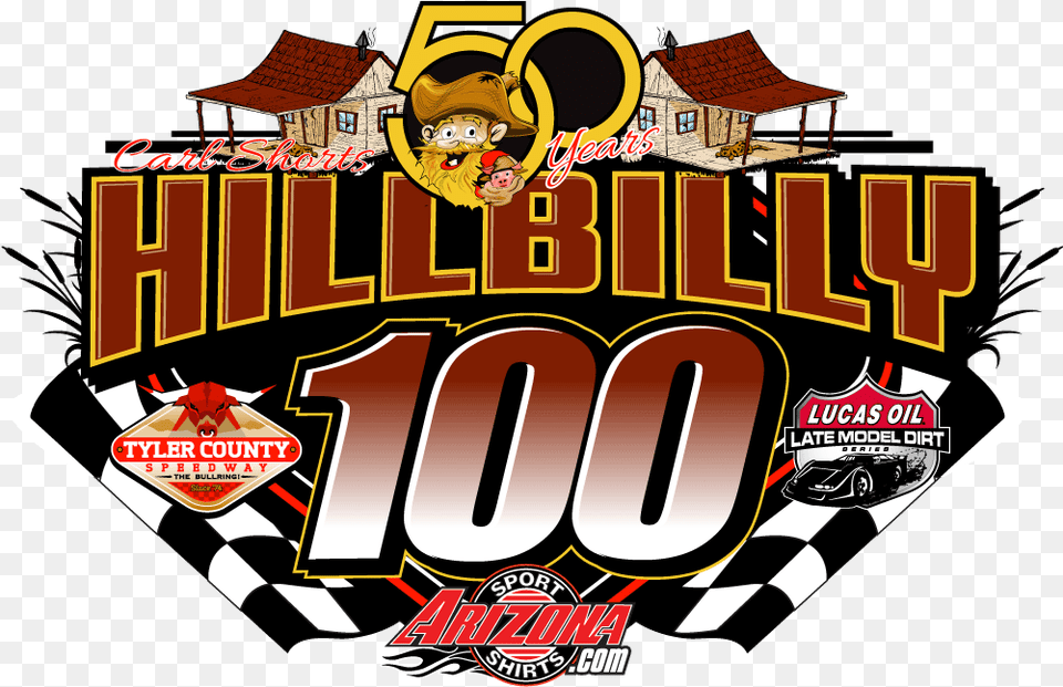 50th Annual 39hillbilly Hundred39 Advance Tickets And Tyler County Speedway, Advertisement, Poster, Baby, Person Png