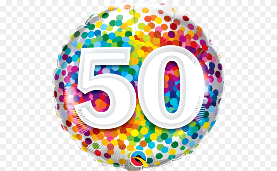 50th Birthday Balloon 10th Birthday Balloons, Number, Symbol, Text, Birthday Cake Png