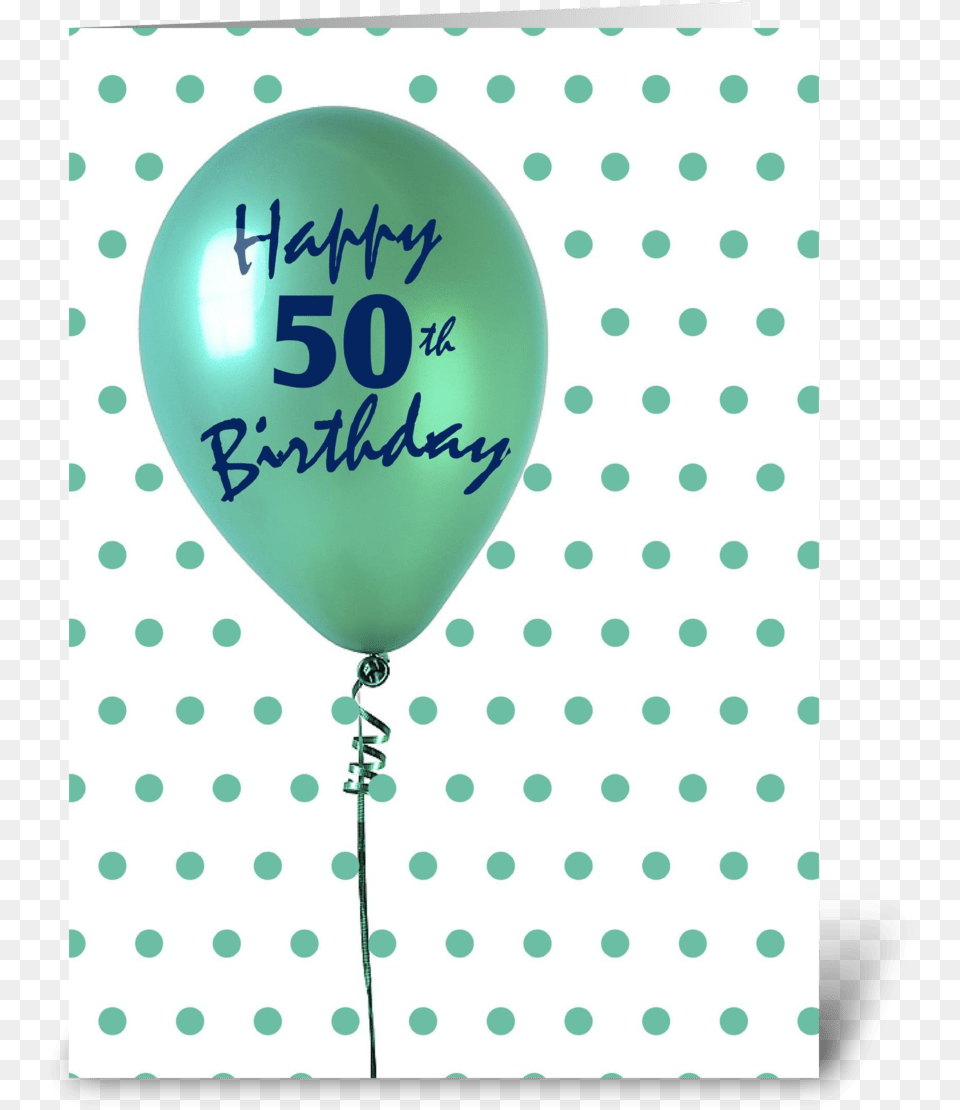 50th Birthday Balloon Balloon, Pattern Free Png
