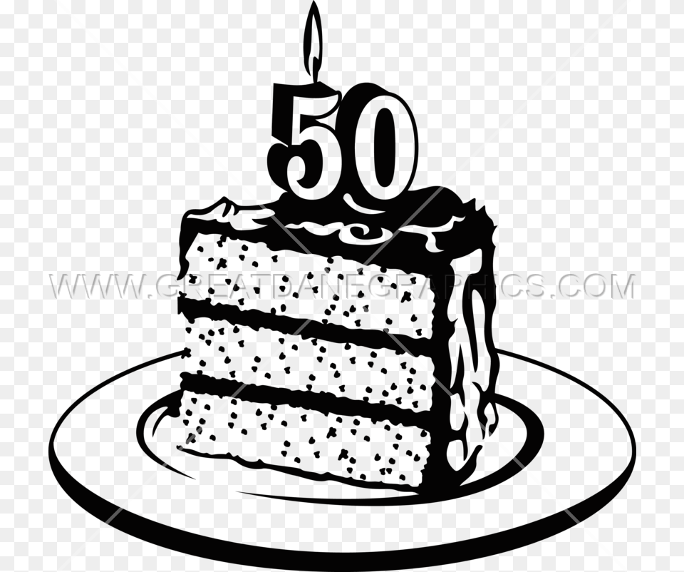 50th Birthday Cake 50th Birthday Cake Clipart, Birthday Cake, Cream, Dessert, Food Png