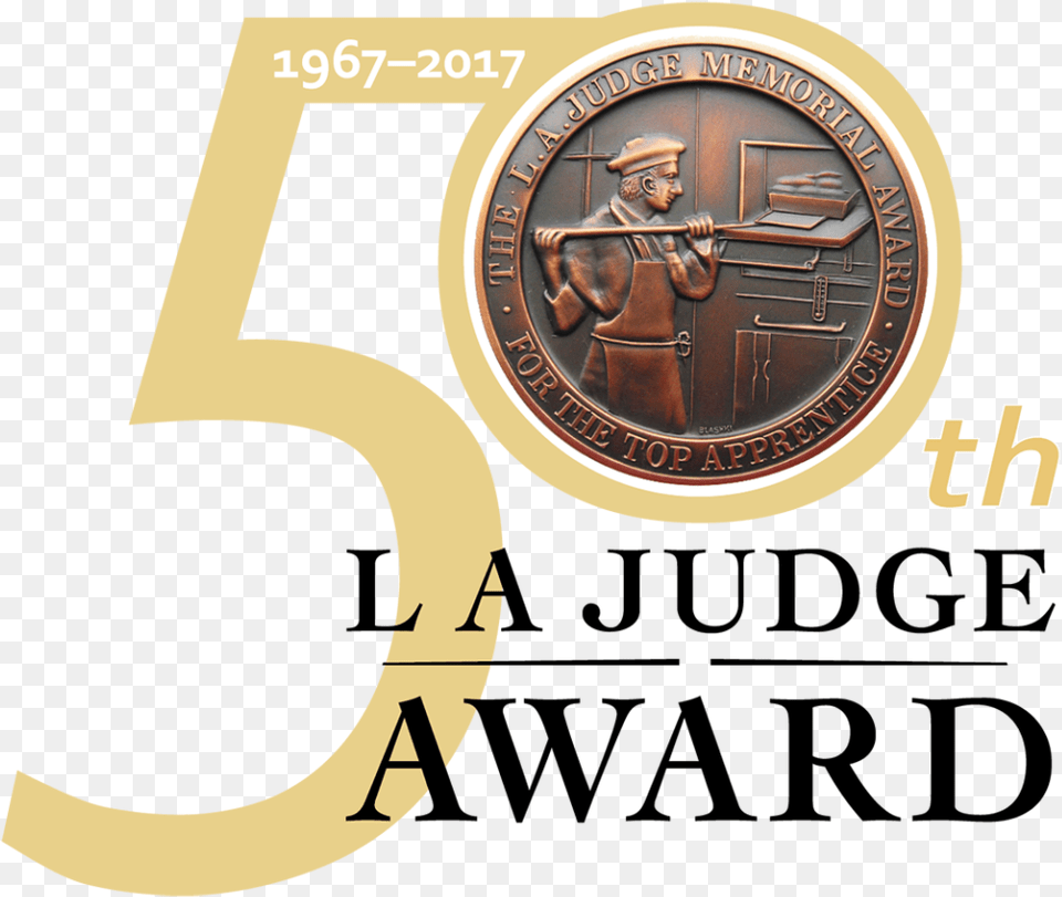50th La Judge Award For Baking Apprentice Of The Year Graphic Design, Adult, Male, Man, Person Png Image