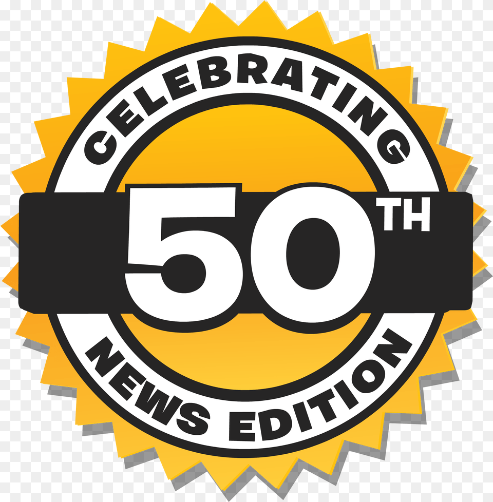 50th Newspaper Event Club Penguin Rewritten Wiki Fandom Emblem, Logo, Dynamite, Weapon, Badge Free Png Download