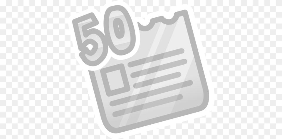 50th Paper Pin Newspaper, Text Png Image