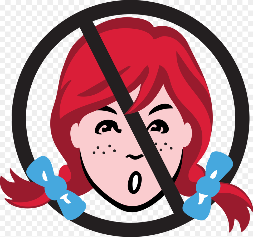 Wendys Logo, Photography, Face, Head, Person Free Png