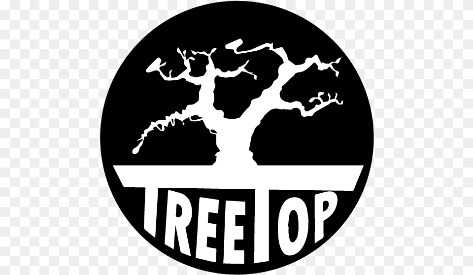 Tree Top, Stencil, Logo Free Png