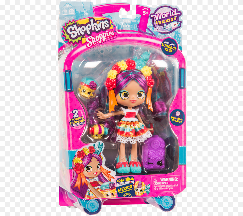 Usa Mexico Rosapinata R Fep Mexico Shopkins, Toy, Figurine, Doll, Clothing Png