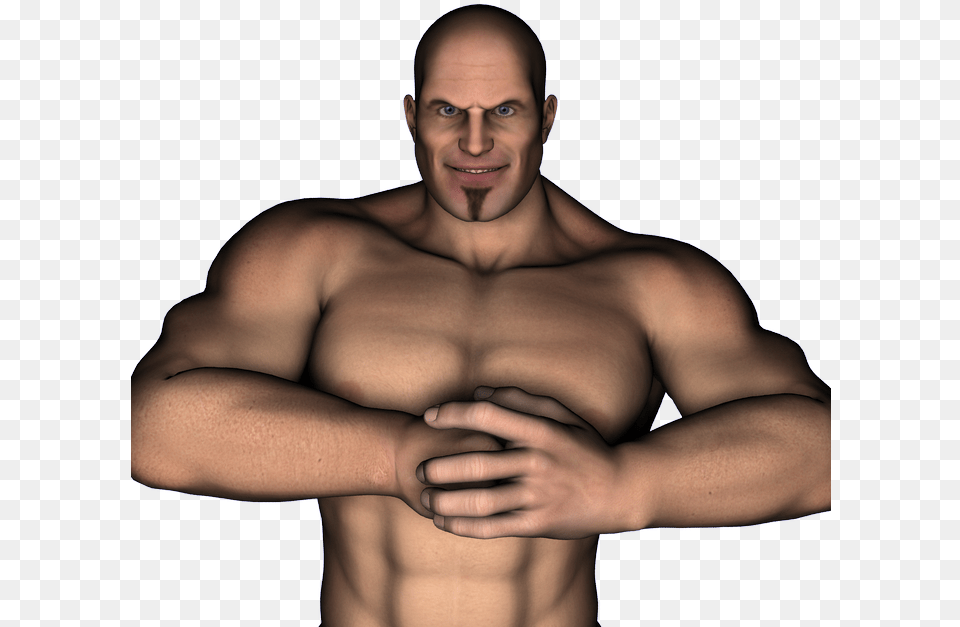 Buff Guy, Adult, Male, Person, Hand Free Transparent Png