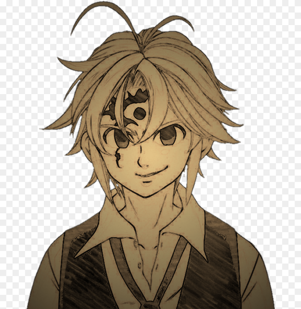 Meliodas, Adult, Book, Comics, Female Png Image