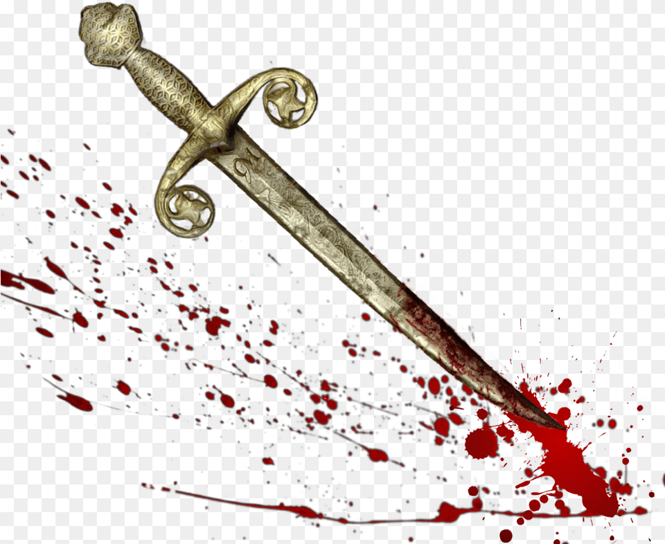 Knife With Blood, Blade, Dagger, Sword, Weapon Png