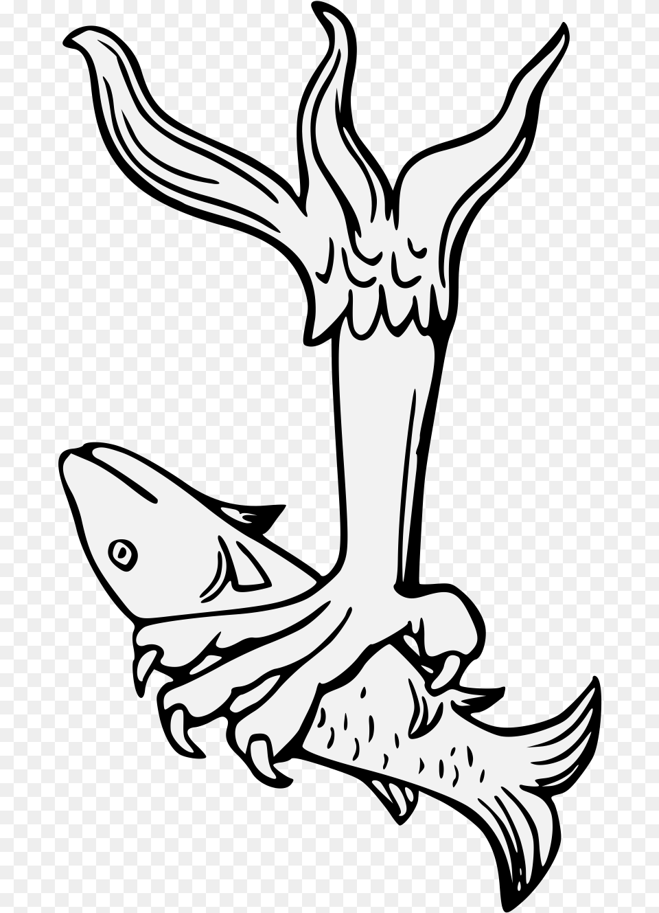 Leg, Stencil, Animal, Fish, Sea Life Png Image