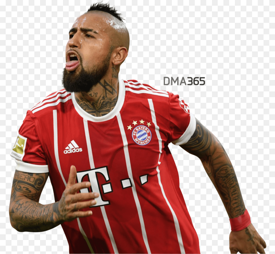 Arturo Vidal, Tattoo, Clothing, Face, Head Free Transparent Png