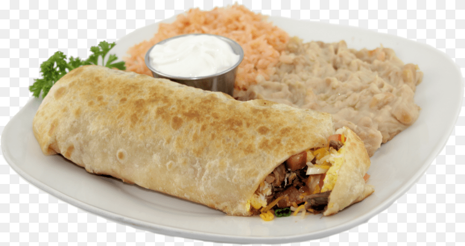 Chimichanga, Food, Burrito, Sandwich, Plate Png