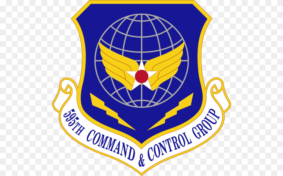 595th Command And Control Group Us Air Force Air Force Material Command Logo, Badge, Symbol Png