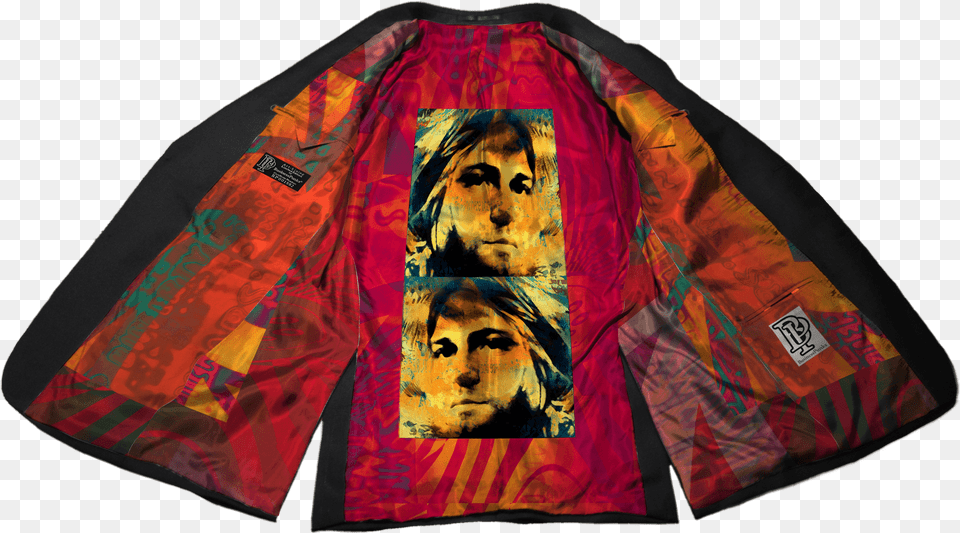 Kurt Cobain, Jacket, Clothing, Coat, Person Free Png Download