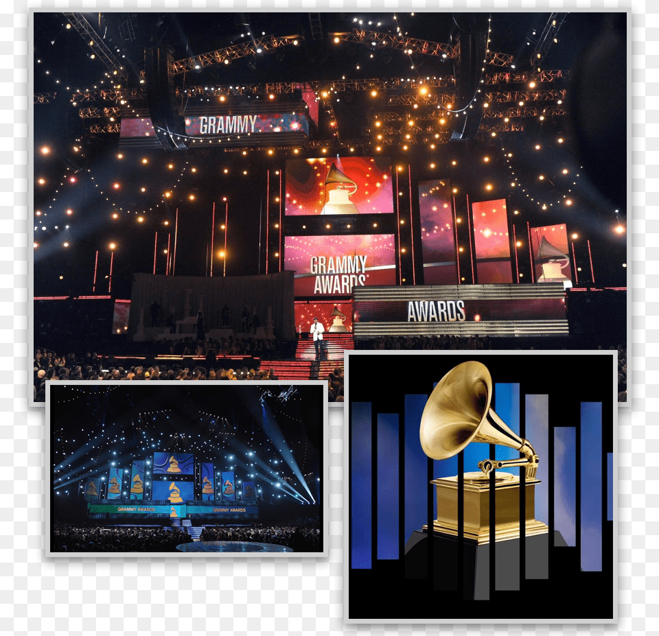 59th Grammy Awards Stage, Lighting, Person, Electronics, Hardware Free Png Download