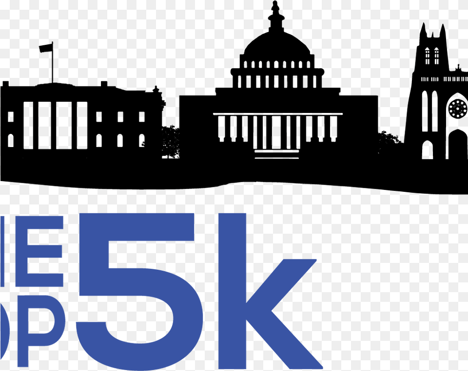5k Dc Skyline Washington Dc, Logo, Text Free Transparent Png