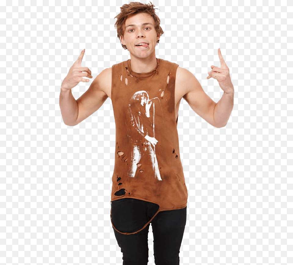 5sos And Ashton Irwin Image Male, Body Part, T-shirt, Person, Hand Free Png