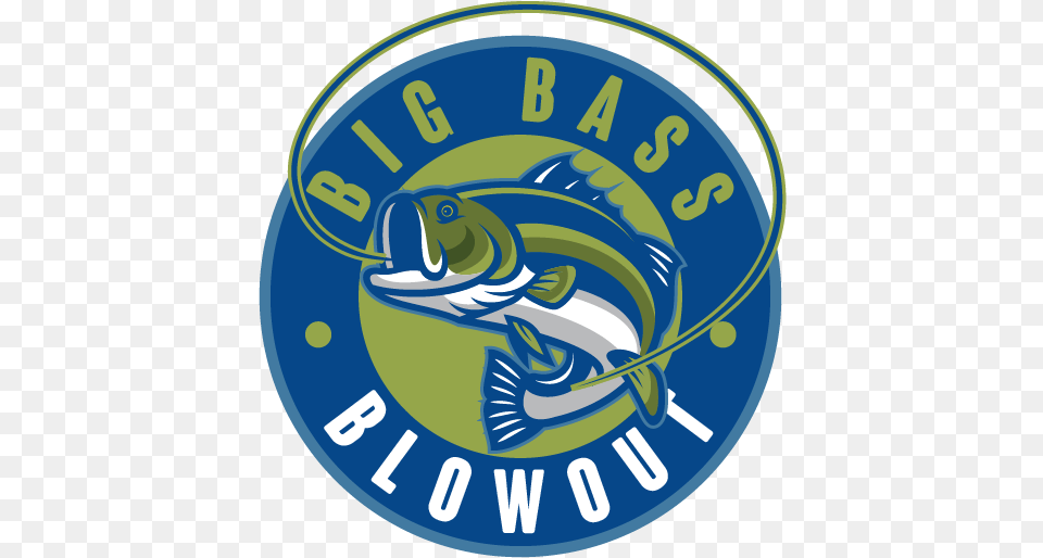 5th Annual Big Bass Blowout Fish Products, Animal, Sea Life, Logo Png Image