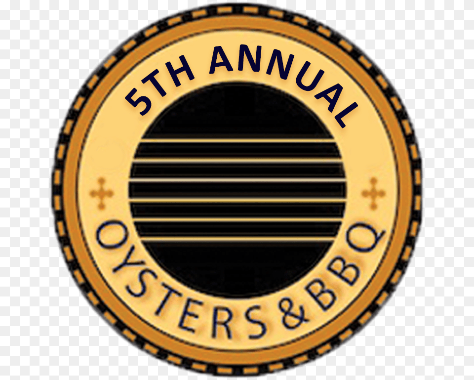 5th Annual Oysters And Bbq Circle, Logo, Wristwatch, Badge, Symbol Free Png