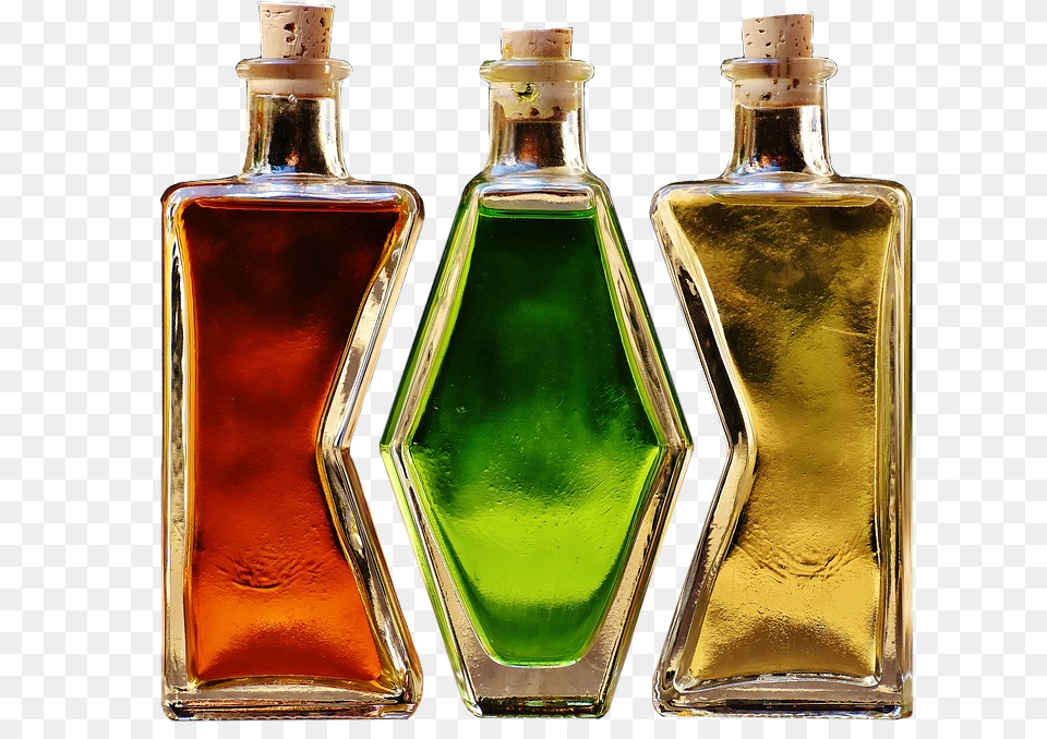 5th Edition Poisons Glass Bottle, Cosmetics, Perfume Png Image