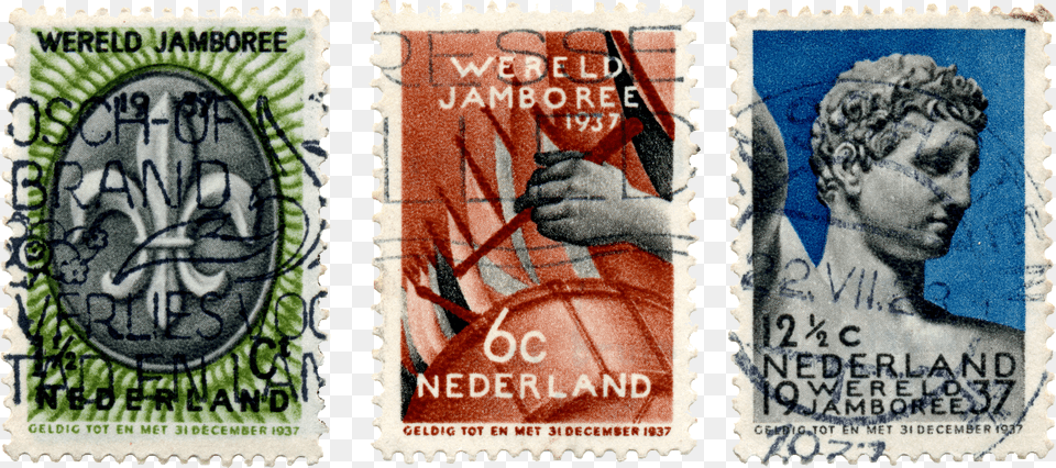 5th World Scout Jamboree Netherlands Stamps 1937 Stamps Png