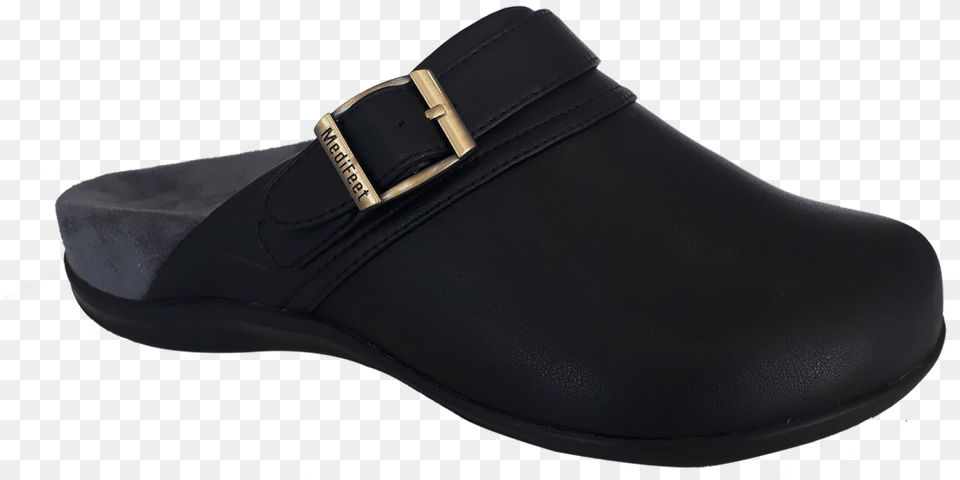 6 Black Woman Medifeet Sandal, Clothing, Footwear, Shoe, Clogs Free Png