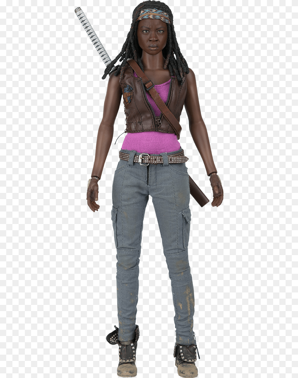 6 Three Zero Michonne For Sale, Clothing, Pants, Jeans, Figurine Png Image