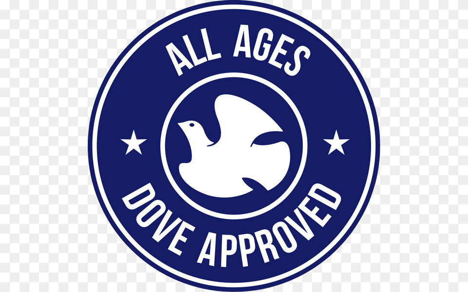 Large Dove Approved, Logo, Face, Head, Person Png
