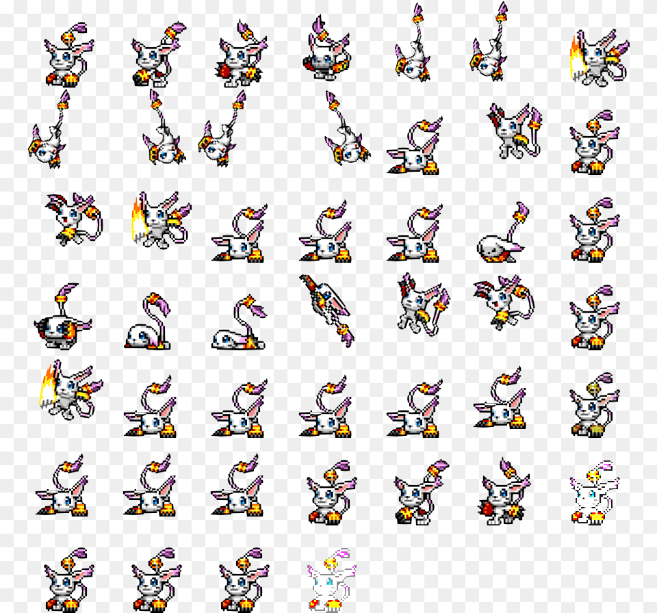 Gatomon, Pattern, Dancing, Leisure Activities, Person Png Image