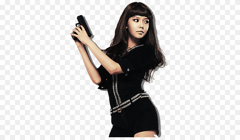Sooyoung, Gun, Weapon, Handgun, Firearm Png