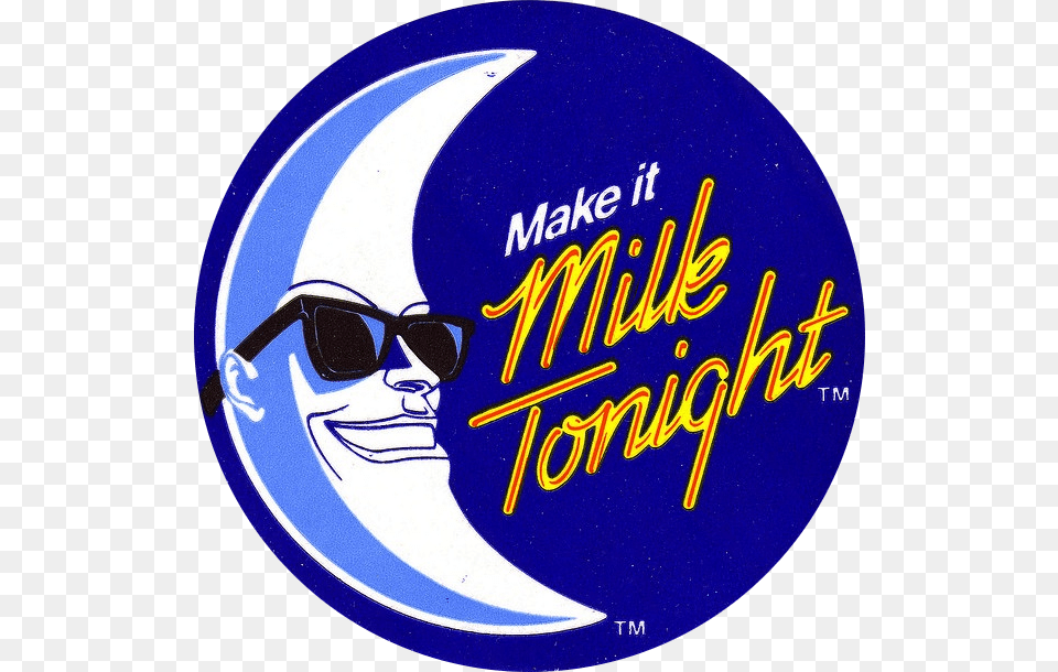 609x610 Milk Tonight Mac Tonight Mcdonalds Logo, Accessories, Sunglasses, Person, Face Free Png Download