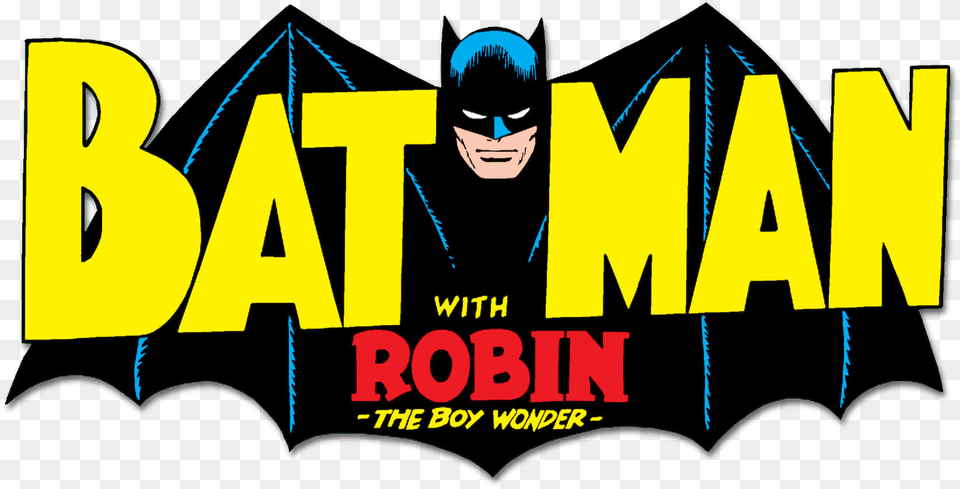 60s Batman Logo Download Batman And Robin Logo, Adult, Male, Man, Person Png Image