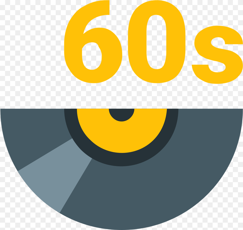 60s Music Icon Decades Icon, Disk, Number, Symbol, Text Free Png Download